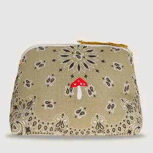 Trousse de Toilette - CHAMPIGNON - Beige  / Moutarde