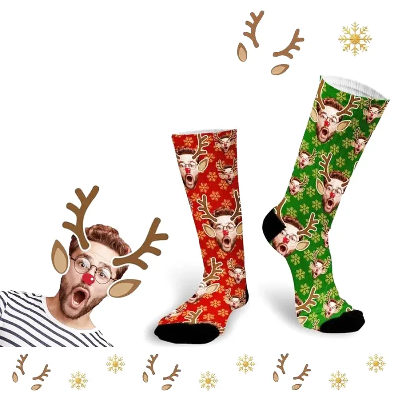 Chaussettes Personnalisées de Noël – Image 2