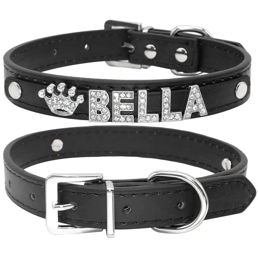 Collier Chat Strass Personnalisable – Image 6