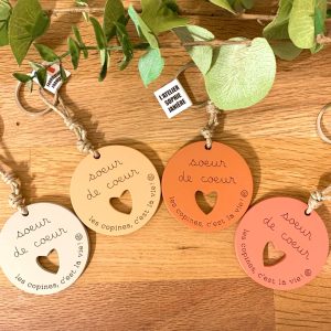 Porte-Clés Disque – Soeur de Coeur